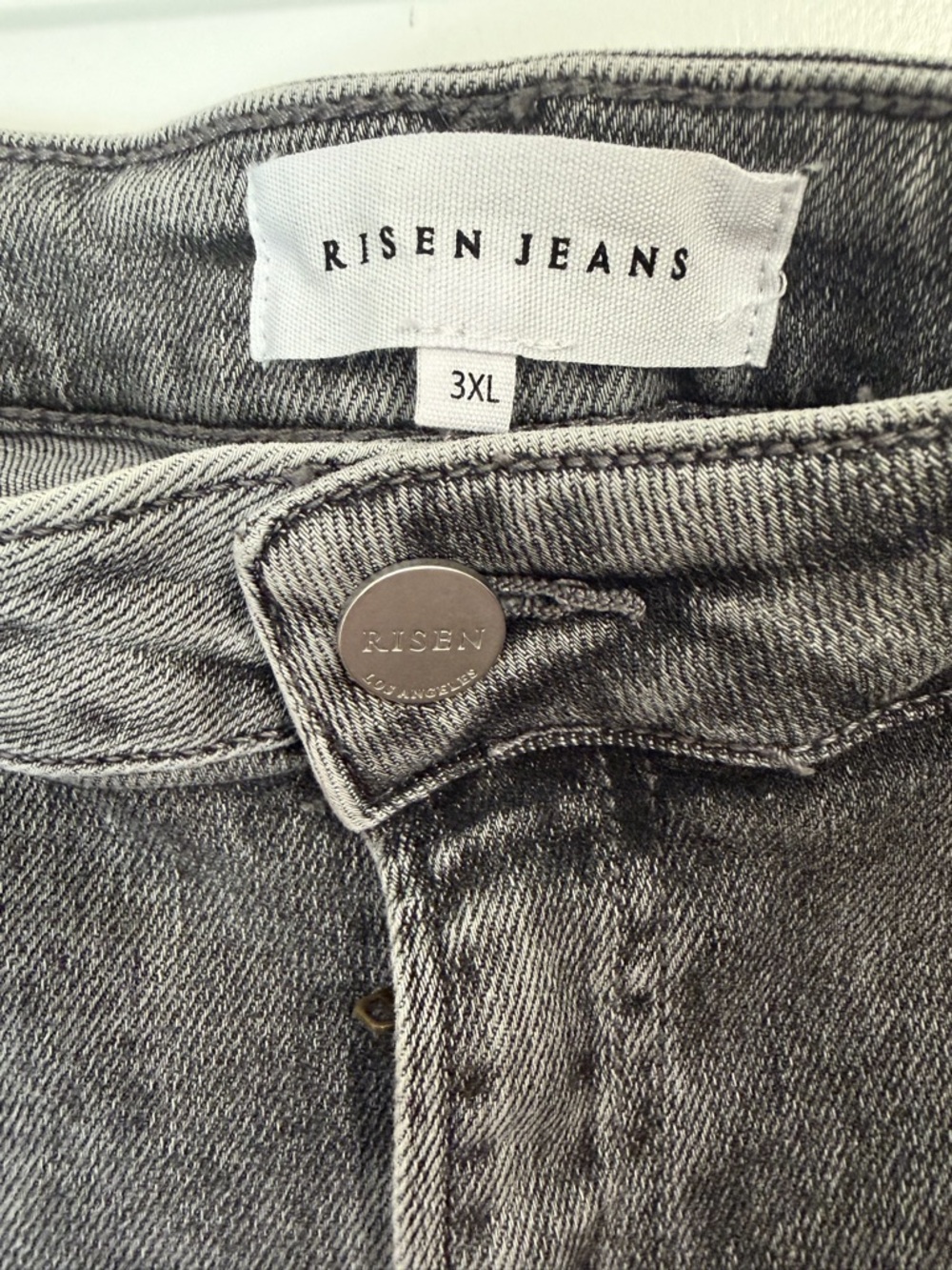 Risen High-Rise Faded Black Jeans - Picture 2 of 14